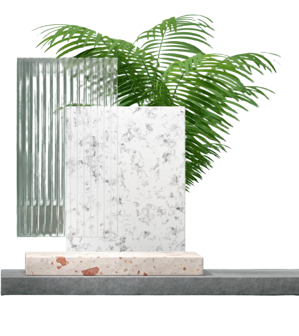 3d-render-mockup-template-concrete-terrazzo-podium-landscape-glass-marble-backdrop